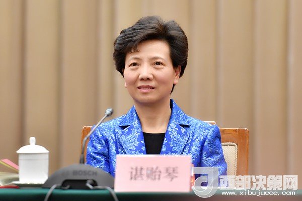 全國人大代表、貴州省委副書記、省長諶貽琴發(fā)言