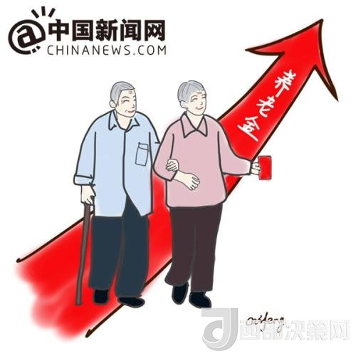 漫畫：養(yǎng)老金迎“14連漲”。 作者：王珊珊