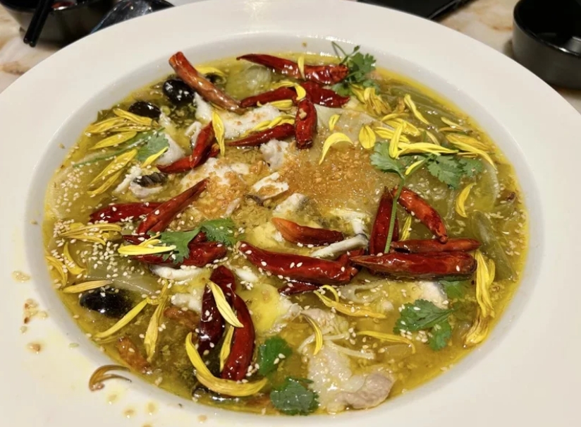 圖為酸菜魚。圖片來源：臺(tái)灣《聯(lián)合報(bào)》宋健生攝。